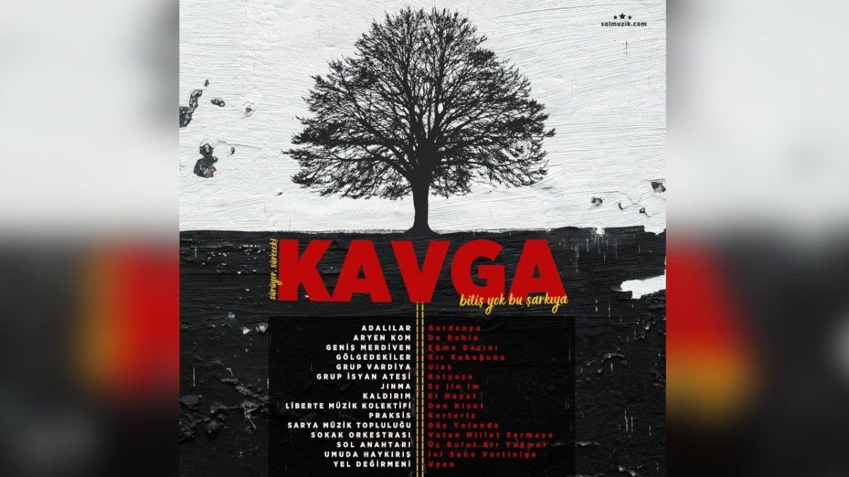 Devrimci Müzik Grupları 'Kavga' Adlı Albümde Bir Araya Geldi